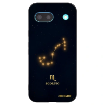 Picasee silikonowe czarne etui na Google Pixel 8a - SCORPIO