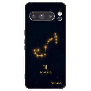 Picasee silikonowe czarne etui na Google Pixel 8 Pro - SCORPIO