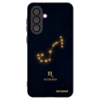 Picasee silikonowe czarne etui na Samsung Galaxy A56 5G A566B - SCORPIO