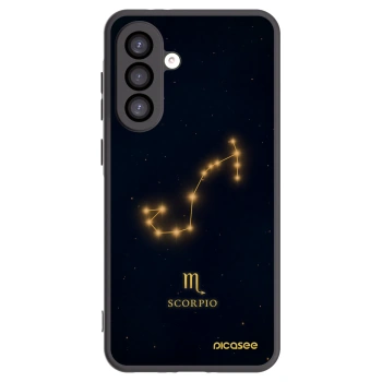Picasee silikonowe czarne etui na Samsung Galaxy A26 5G A266B - SCORPIO