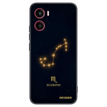 Picasee silikonowe czarne etui na Motorola Moto G05 - SCORPIO