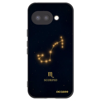 Picasee silikonowe czarne etui na Google Pixel 9a - SCORPIO