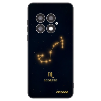 Picasee silikonowe czarne etui na OnePlus 13 5G - SCORPIO