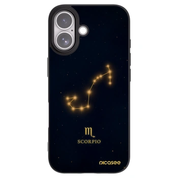 Picasee silikonowe czarne etui na Apple iPhone 17 - SCORPIO