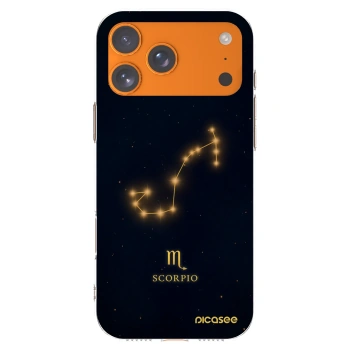 Picasee silikonowe przeźroczyste etui na Apple iPhone 17 Pro Max - SCORPIO