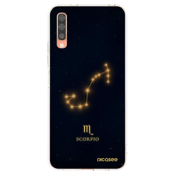 Picasee silikonowe przeźroczyste etui na Samsung Galaxy A70 A705F - SCORPIO