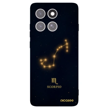 Picasee silikonowe czarne etui na Motorola Edge 60 Pro - SCORPIO