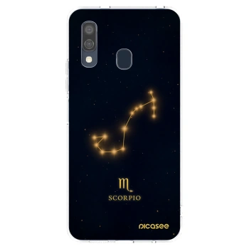 Picasee silikonowe przeźroczyste etui na Samsung Galaxy A40 A405F - SCORPIO