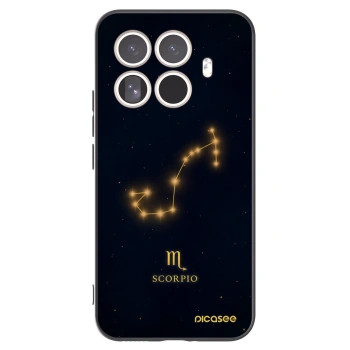 Picasee silikonowe czarne etui na Xiaomi 15T Pro - SCORPIO
