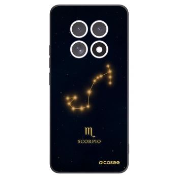 Picasee silikonowe czarne etui na Xiaomi Redmi Note 15 - SCORPIO