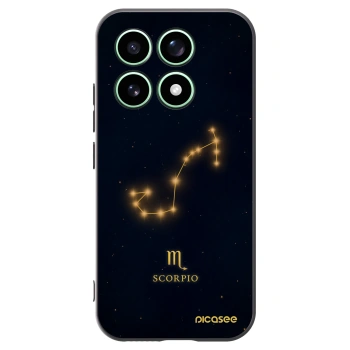 Picasee silikonowe czarne etui na Xiaomi 17 - SCORPIO