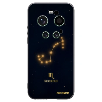 Picasee silikonowe czarne etui na Xiaomi 17 Ultra - SCORPIO