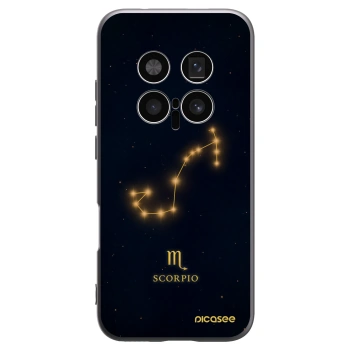 Picasee silikonowe czarne etui na Honor Magic8 Pro 5G - SCORPIO