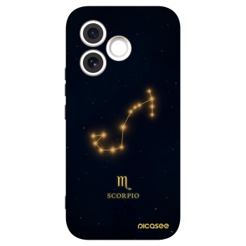 Picasee silikonowe czarne etui na Honor 600 Lite - SCORPIO