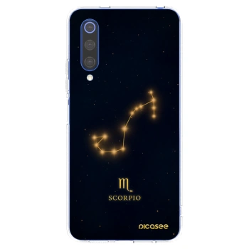 Picasee silikonowe przeźroczyste etui na Xiaomi Mi 9 SE - SCORPIO