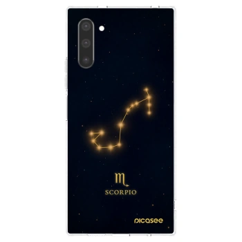 Picasee silikonowe przeźroczyste etui na Samsung Galaxy Note 10 N970F - SCORPIO