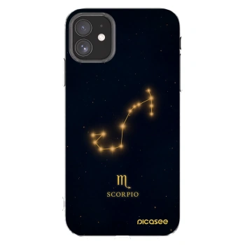 Picasee silikonowe przeźroczyste etui na Apple iPhone 11 - SCORPIO