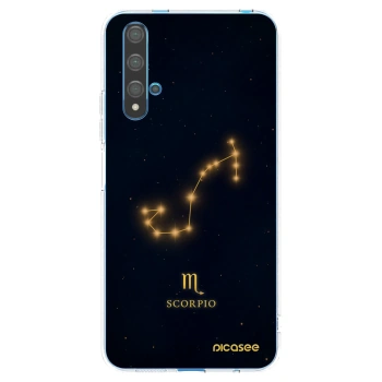 Picasee silikonowe przeźroczyste etui na Huawei Nova 5T - SCORPIO