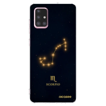 Picasee silikonowe przeźroczyste etui na Samsung Galaxy A71 A715F - SCORPIO