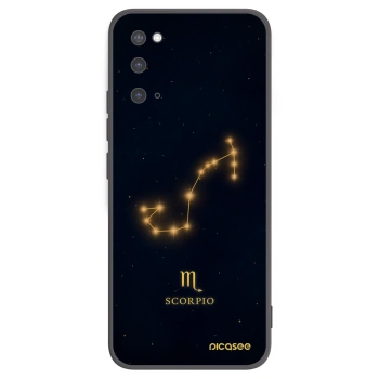 Picasee silikonowe czarne etui na Samsung Galaxy S20 G980F - SCORPIO