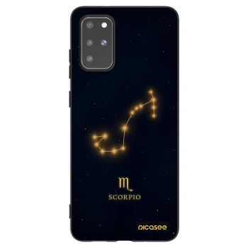 Picasee silikonowe czarne etui na Samsung Galaxy S20+ G985F - SCORPIO
