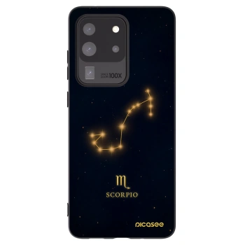Picasee silikonowe czarne etui na Samsung Galaxy S20 Ultra 5G G988F - SCORPIO