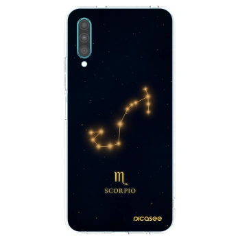 Picasee silikonowe przeźroczyste etui na Samsung Galaxy A30s A307F - SCORPIO