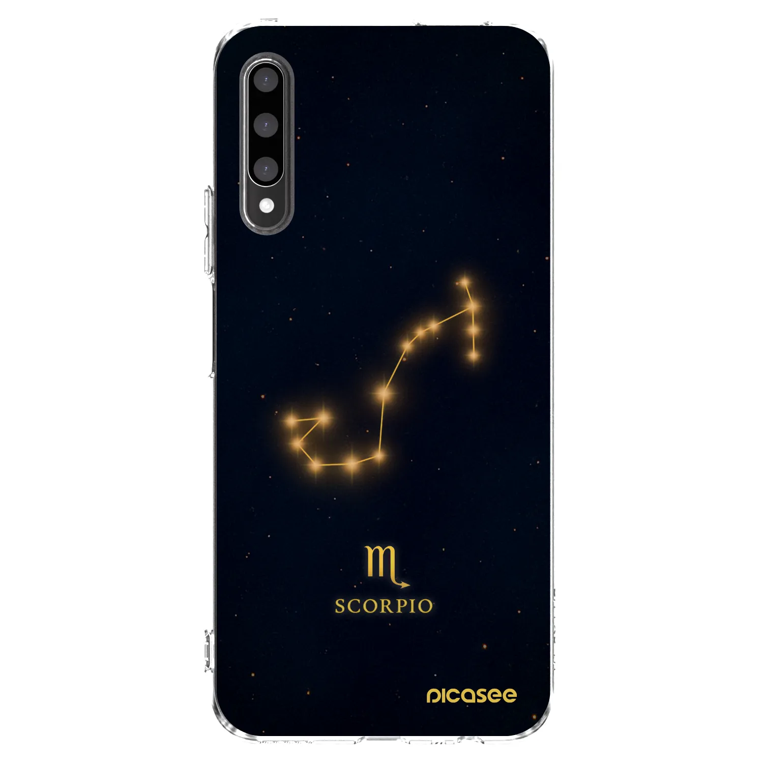 Picasee silikonowe przeźroczyste etui na Honor 9X Pro - SCORPIO