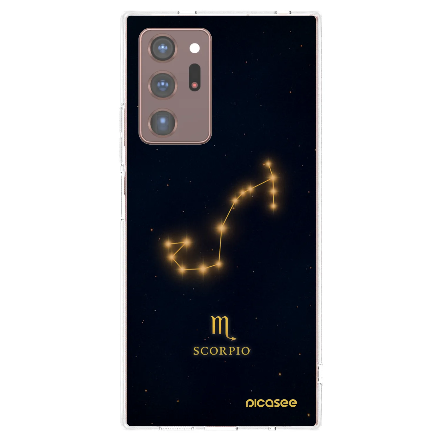Picasee silikonowe przeźroczyste etui na Samsung Galaxy Note 20 Ultra - SCORPIO