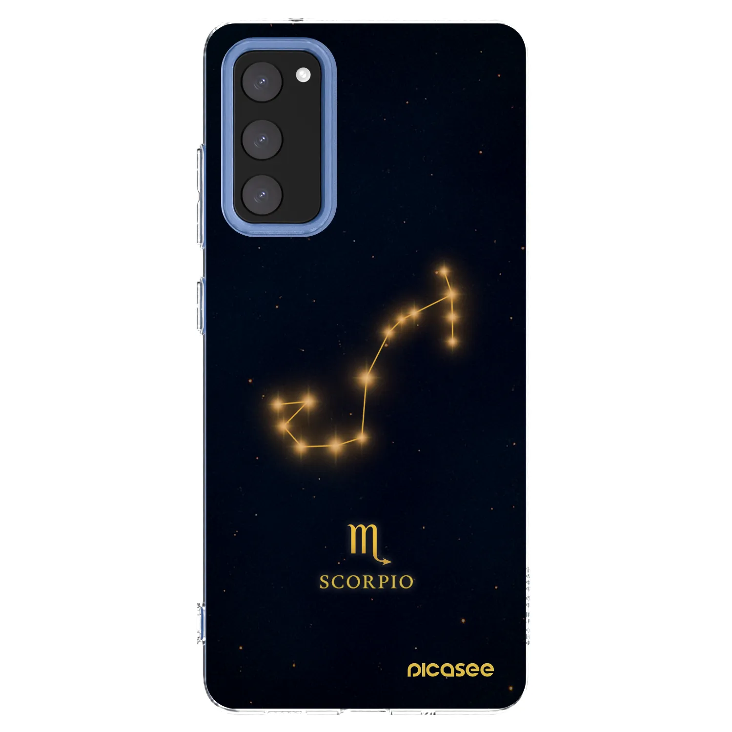 Picasee silikonowe przeźroczyste etui na Samsung Galaxy S20 FE - SCORPIO
