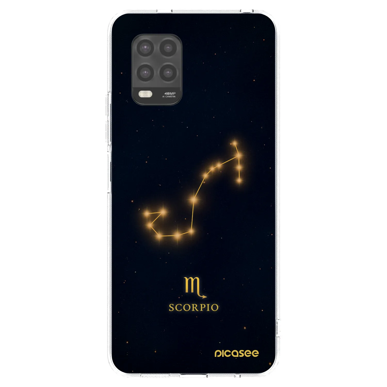 Picasee silikonowe przeźroczyste etui na Xiaomi Mi 10 Lite - SCORPIO