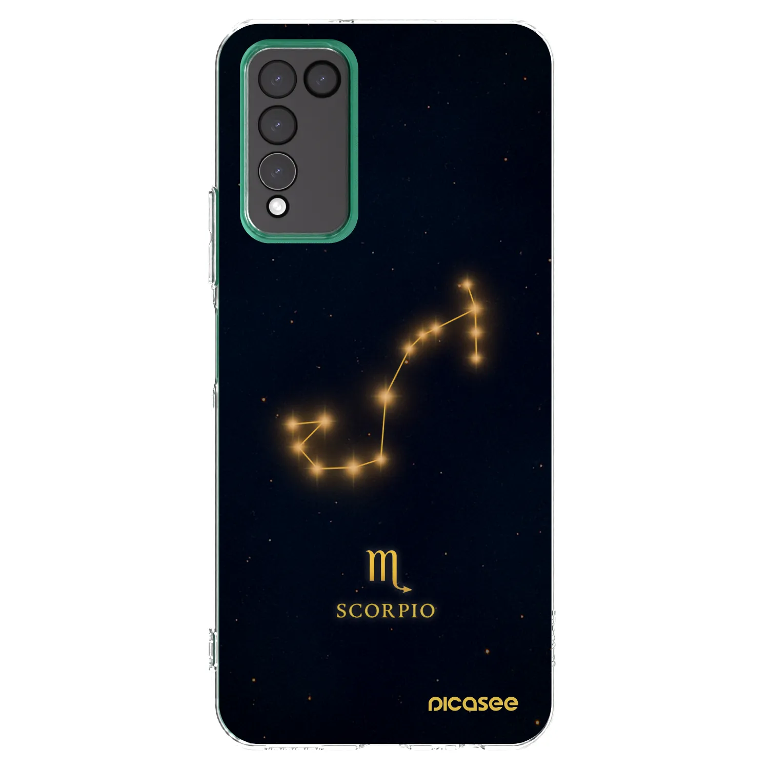 Picasee silikonowe przeźroczyste etui na Honor 10X Lite - SCORPIO