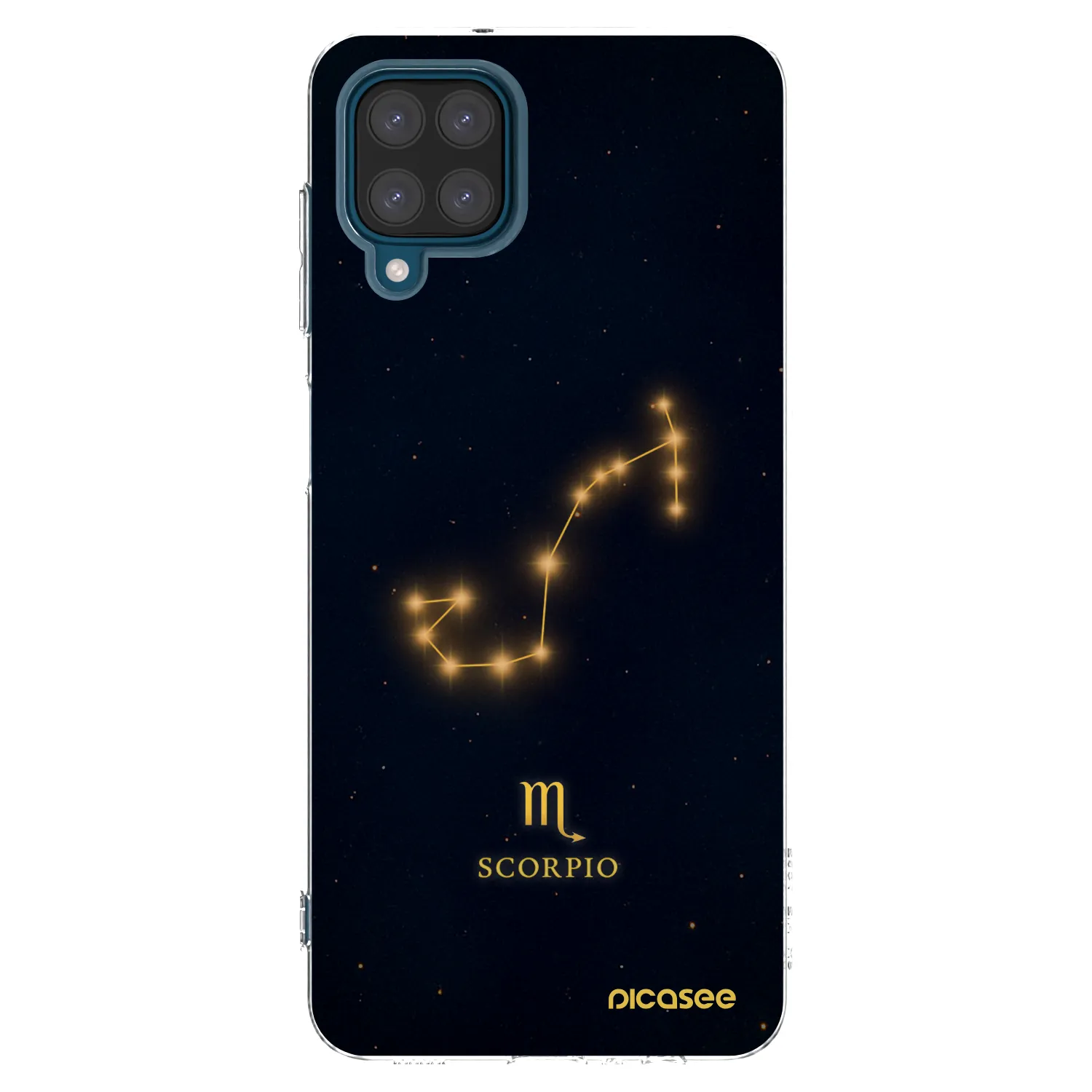 Picasee silikonowe przeźroczyste etui na Samsung Galaxy A12 A125F - SCORPIO
