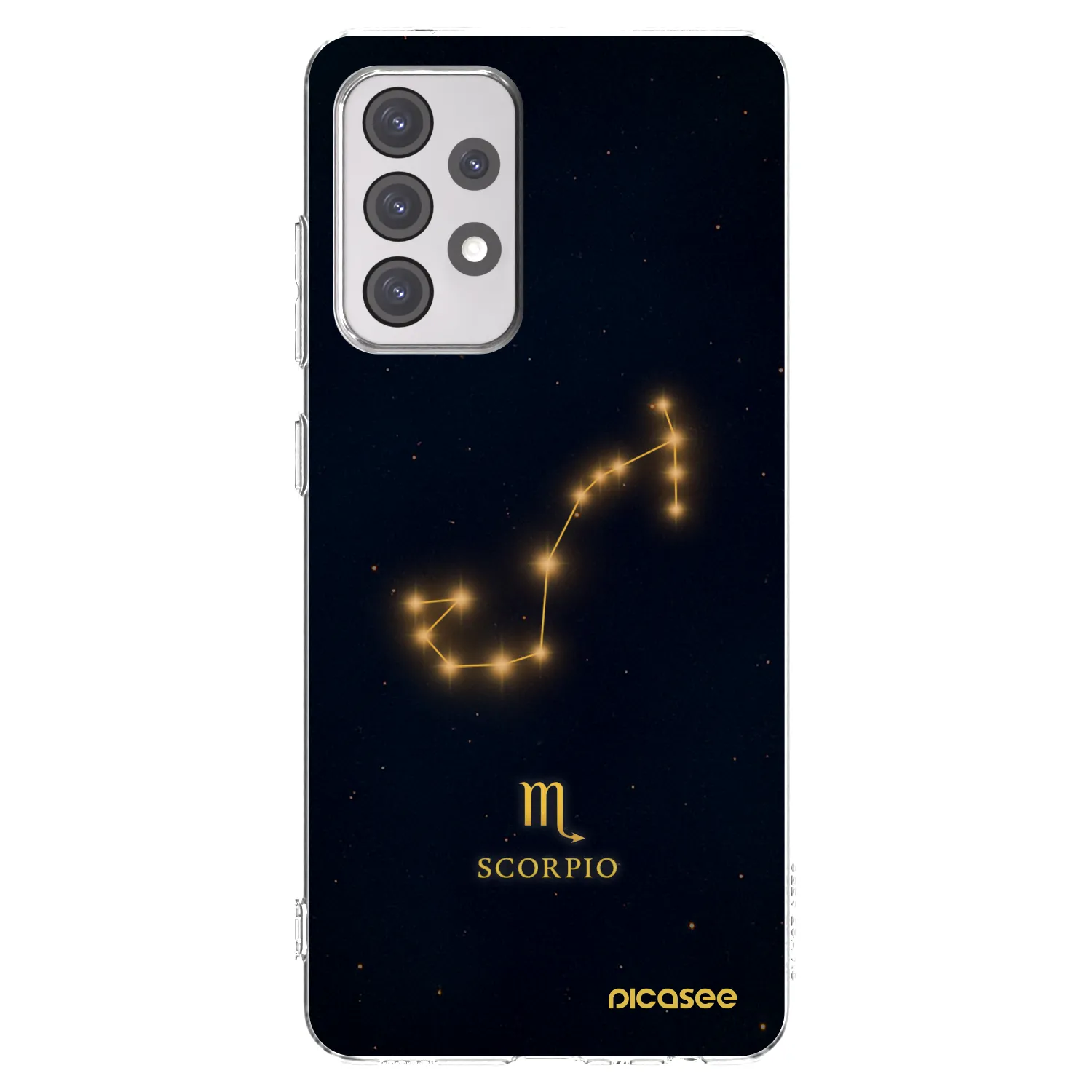 Picasee silikonowe przeźroczyste etui na Samsung Galaxy A52 5G A525F - SCORPIO