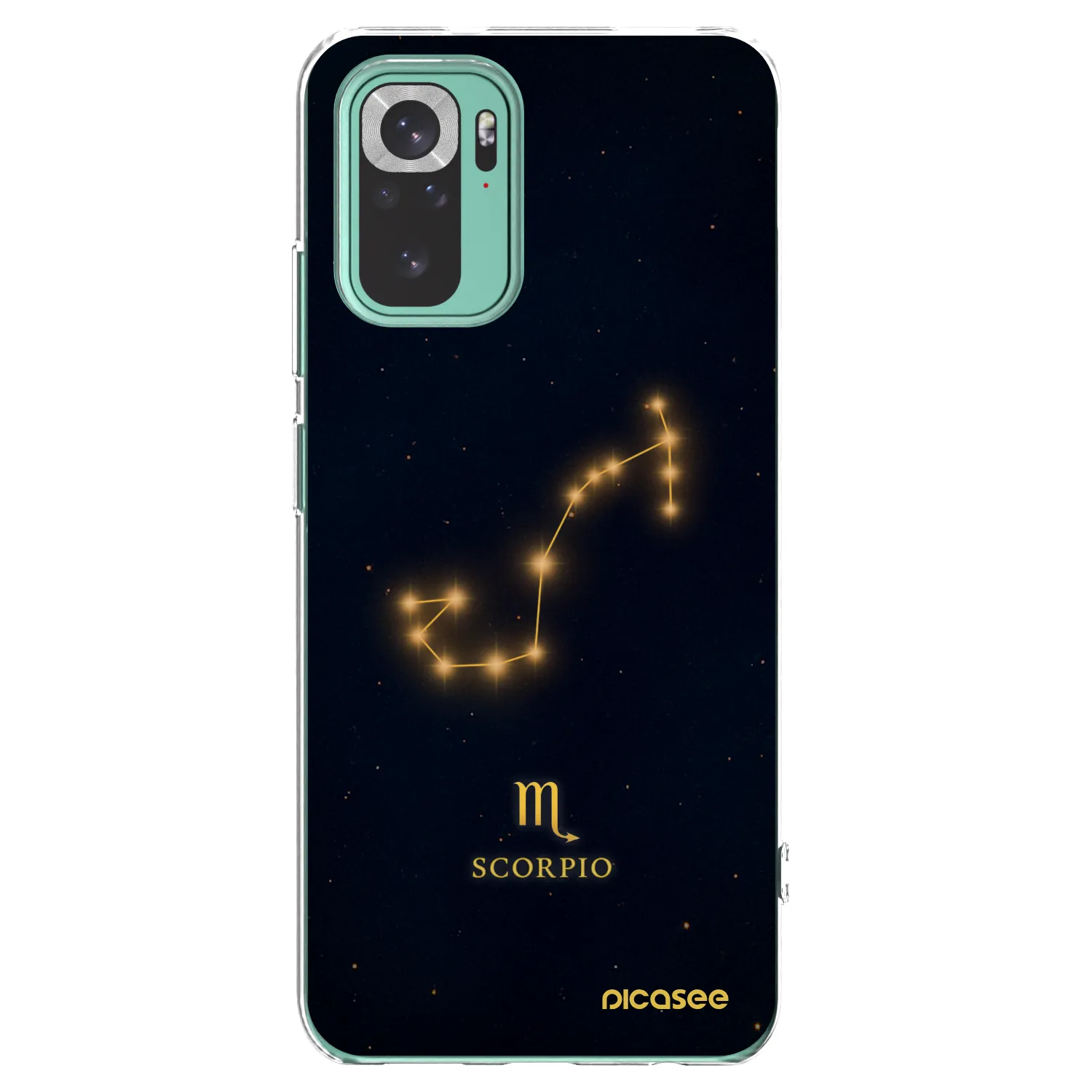 Picasee silikonowe przeźroczyste etui na Xiaomi Redmi Note 10 Pro - SCORPIO
