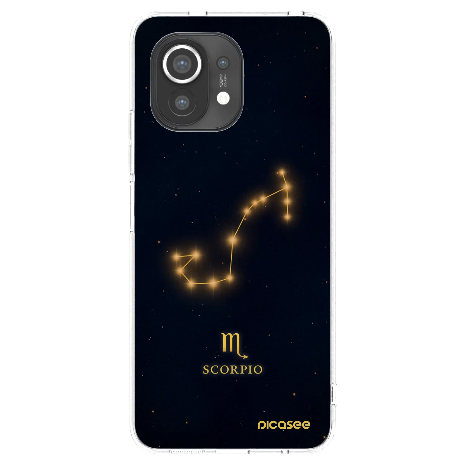 Picasee silikonowe przeźroczyste etui na Xiaomi Mi 11 - SCORPIO