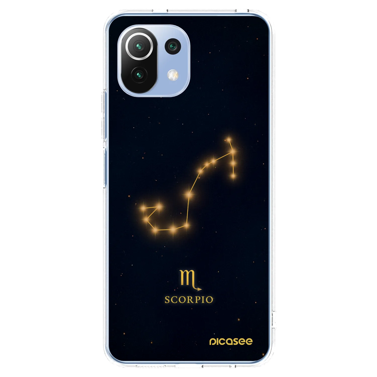 Picasee silikonowe przeźroczyste etui na Xiaomi Mi 11 Lite - SCORPIO