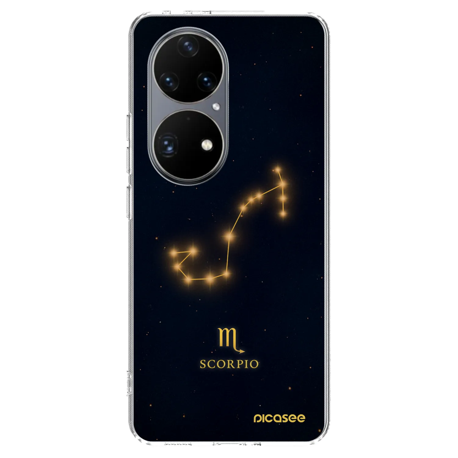 Picasee silikonowe przeźroczyste etui na Huawei P50 - SCORPIO