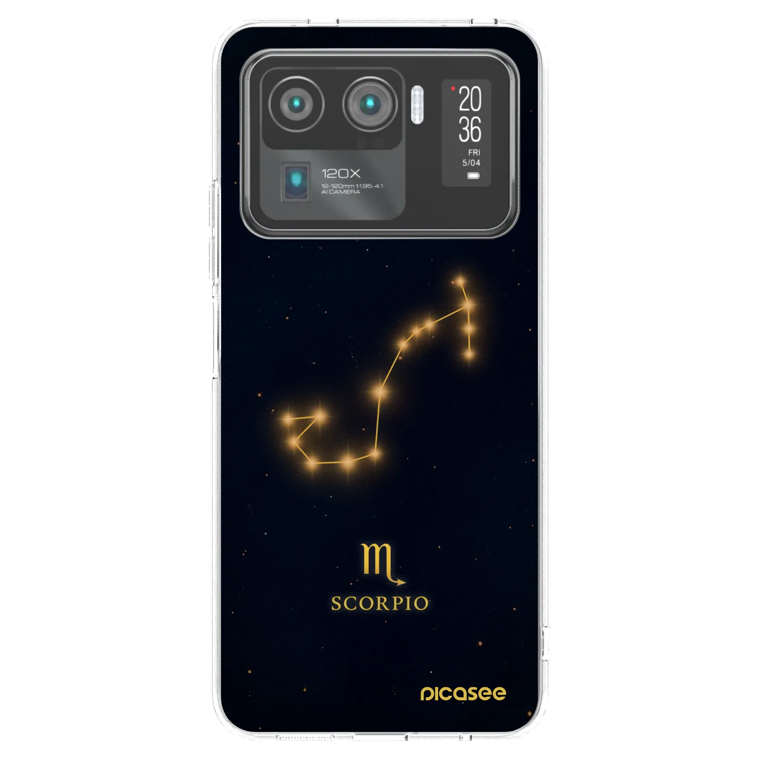 Picasee silikonowe przeźroczyste etui na Xiaomi Mi 11 Ultra - SCORPIO