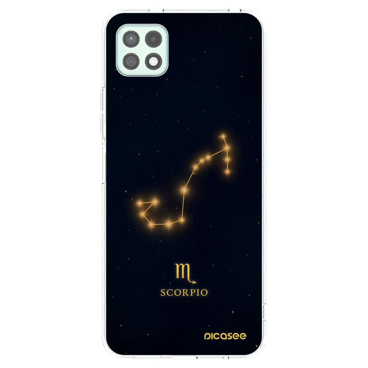 Picasee silikonowe przeźroczyste etui na Samsung Galaxy A22 A226B 5G - SCORPIO