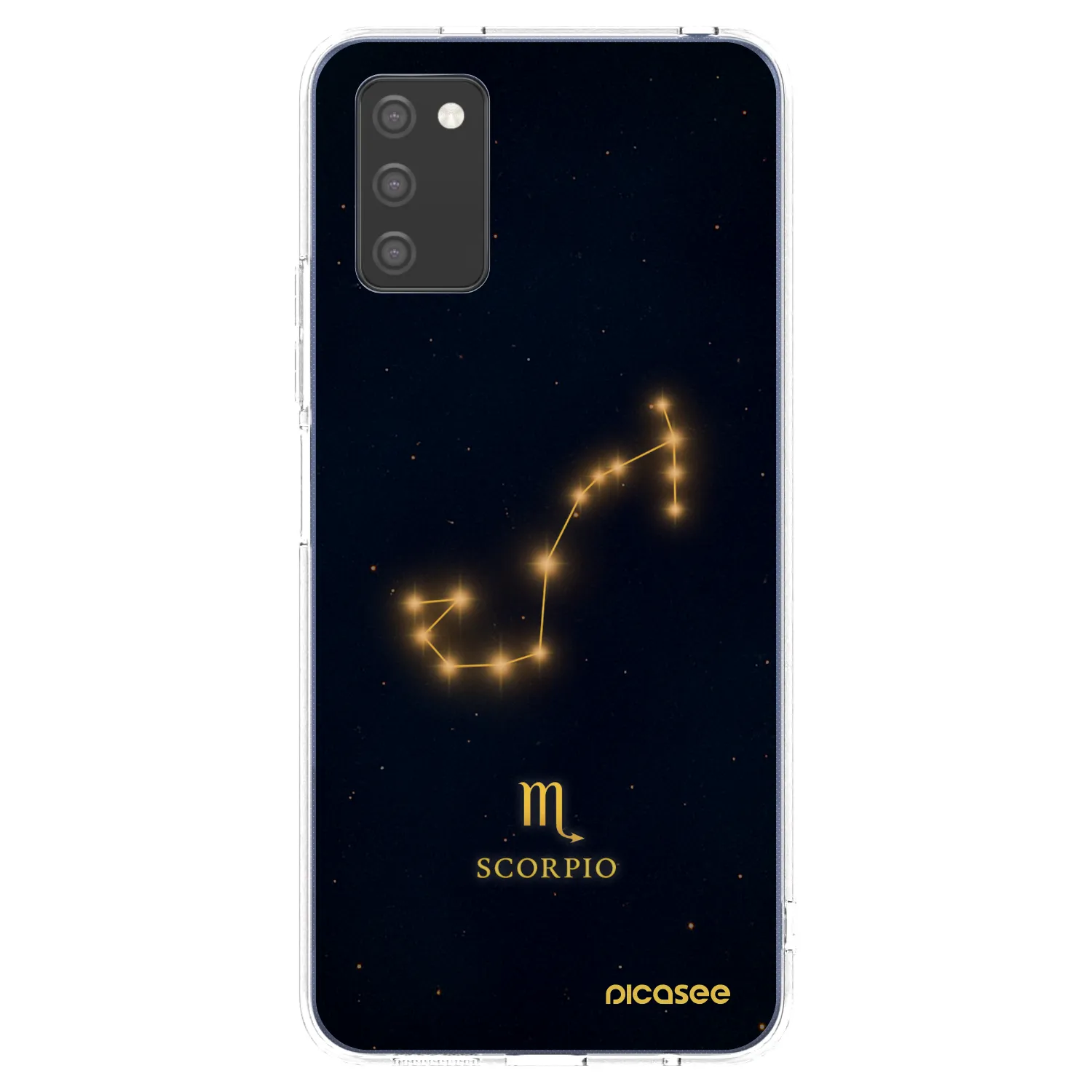 Picasee silikonowe przeźroczyste etui na Samsung Galaxy A02s A025G - SCORPIO