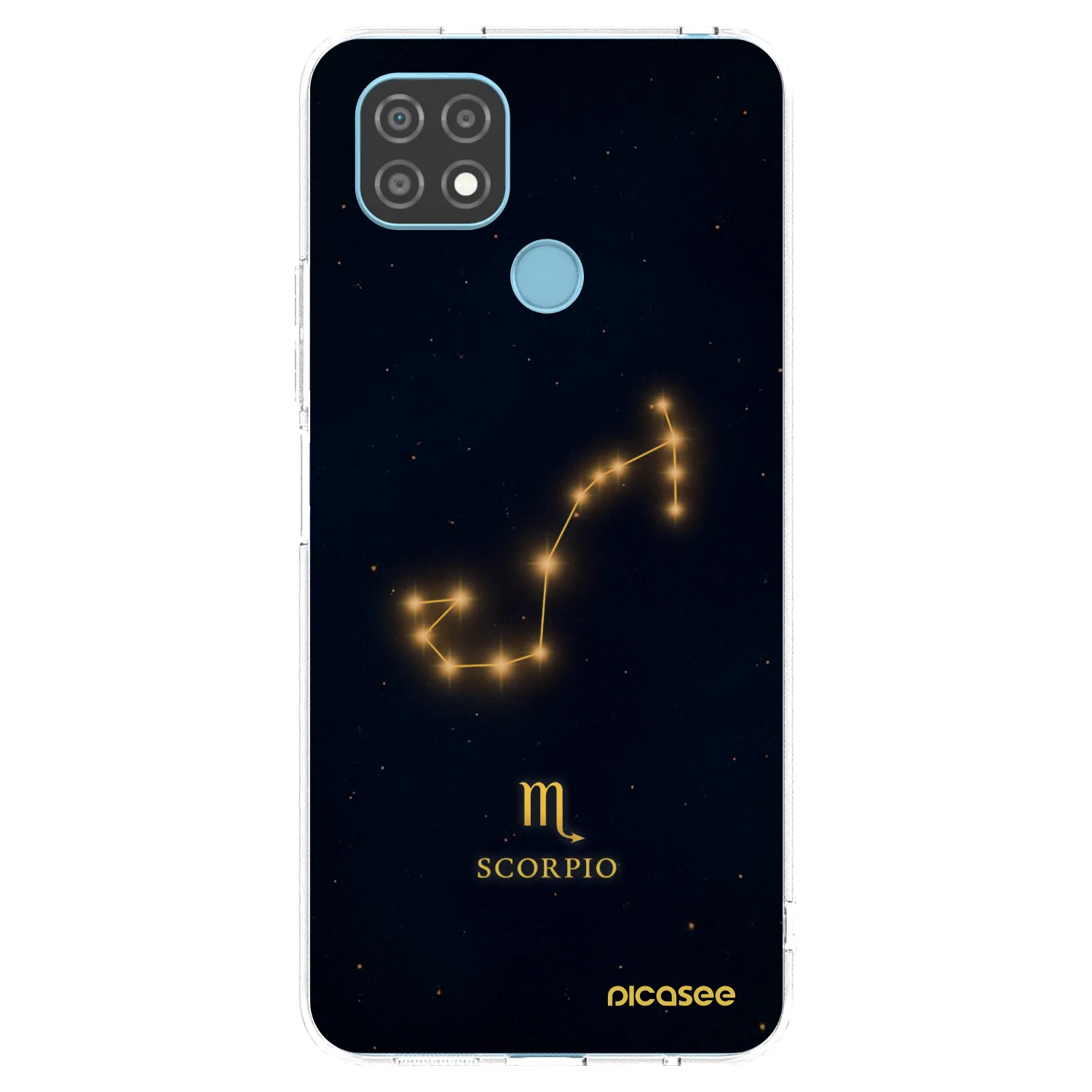 Picasee silikonowe przeźroczyste etui na Realme C21 - SCORPIO