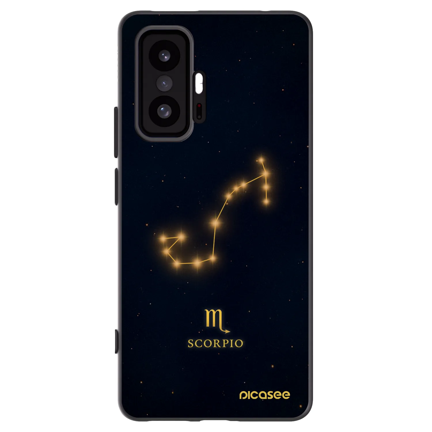 Picasee silikonowe czarne etui na Xiaomi 11T Pro - SCORPIO