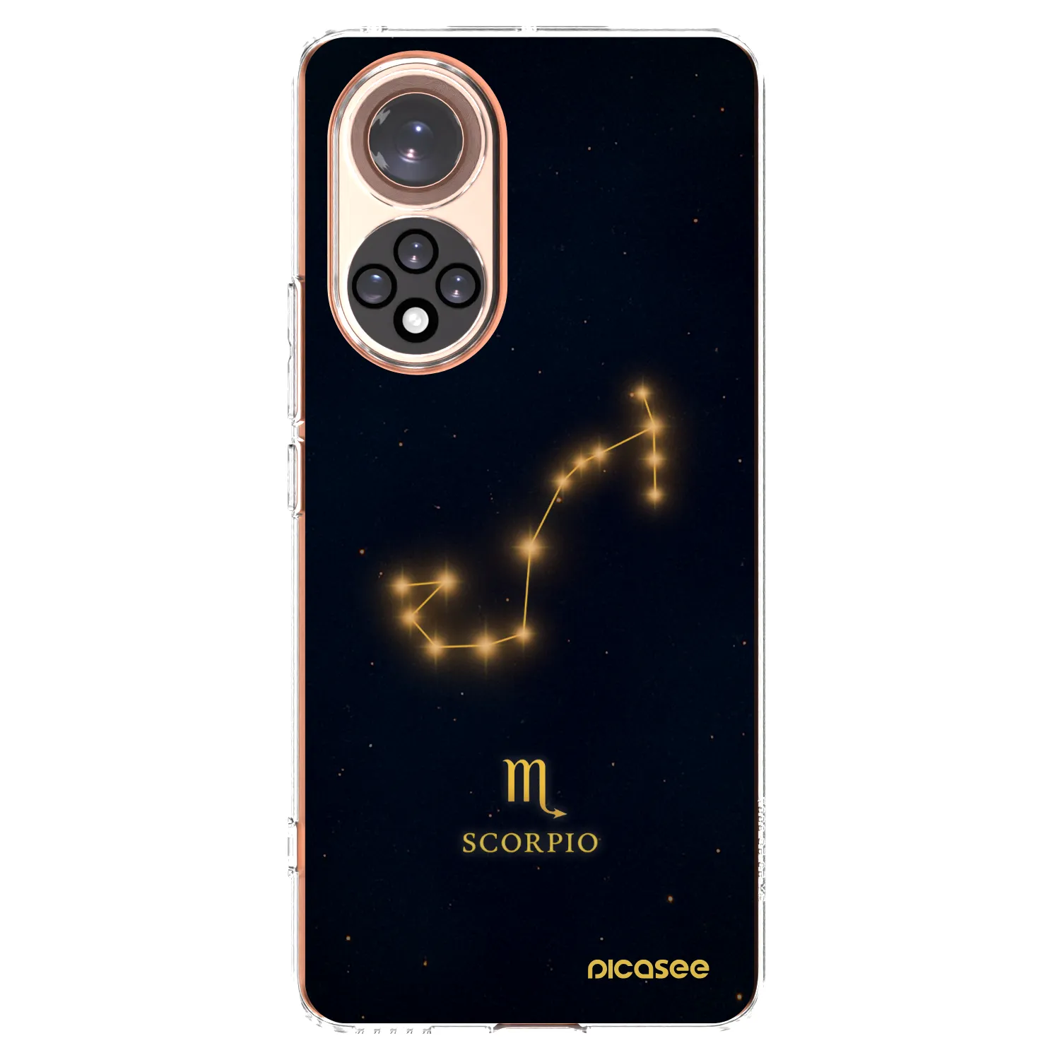 Picasee silikonowe przeźroczyste etui na Honor 50 5G - SCORPIO