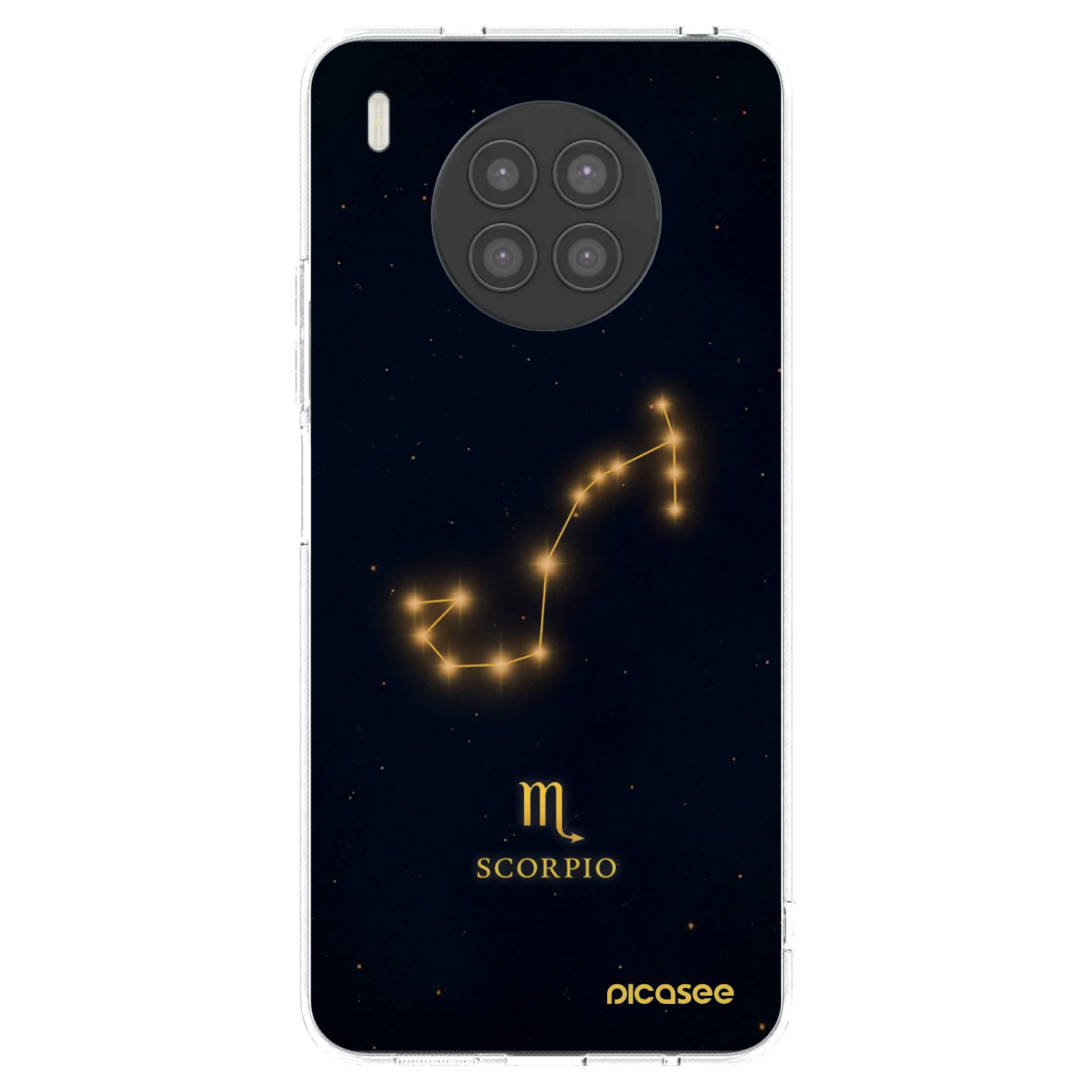 Picasee silikonowe przeźroczyste etui na Huawei Nova 8i - SCORPIO