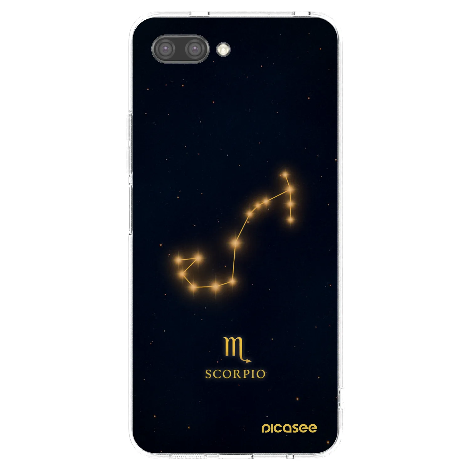 Picasee silikonowe przeźroczyste etui na Honor 10 - SCORPIO