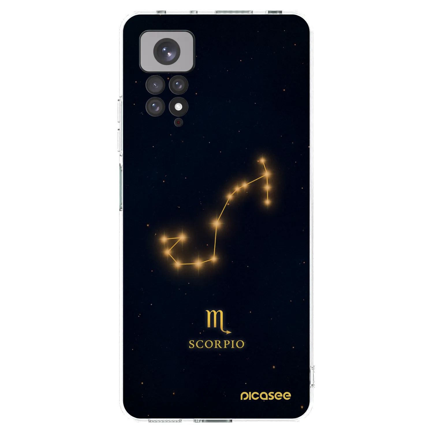 Picasee silikonowe przeźroczyste etui na Xiaomi Redmi Note 11S 4G - SCORPIO