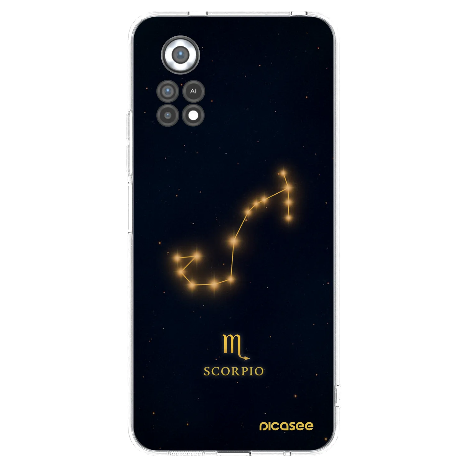Picasee silikonowe przeźroczyste etui na Xiaomi Poco X4 Pro 5G - SCORPIO