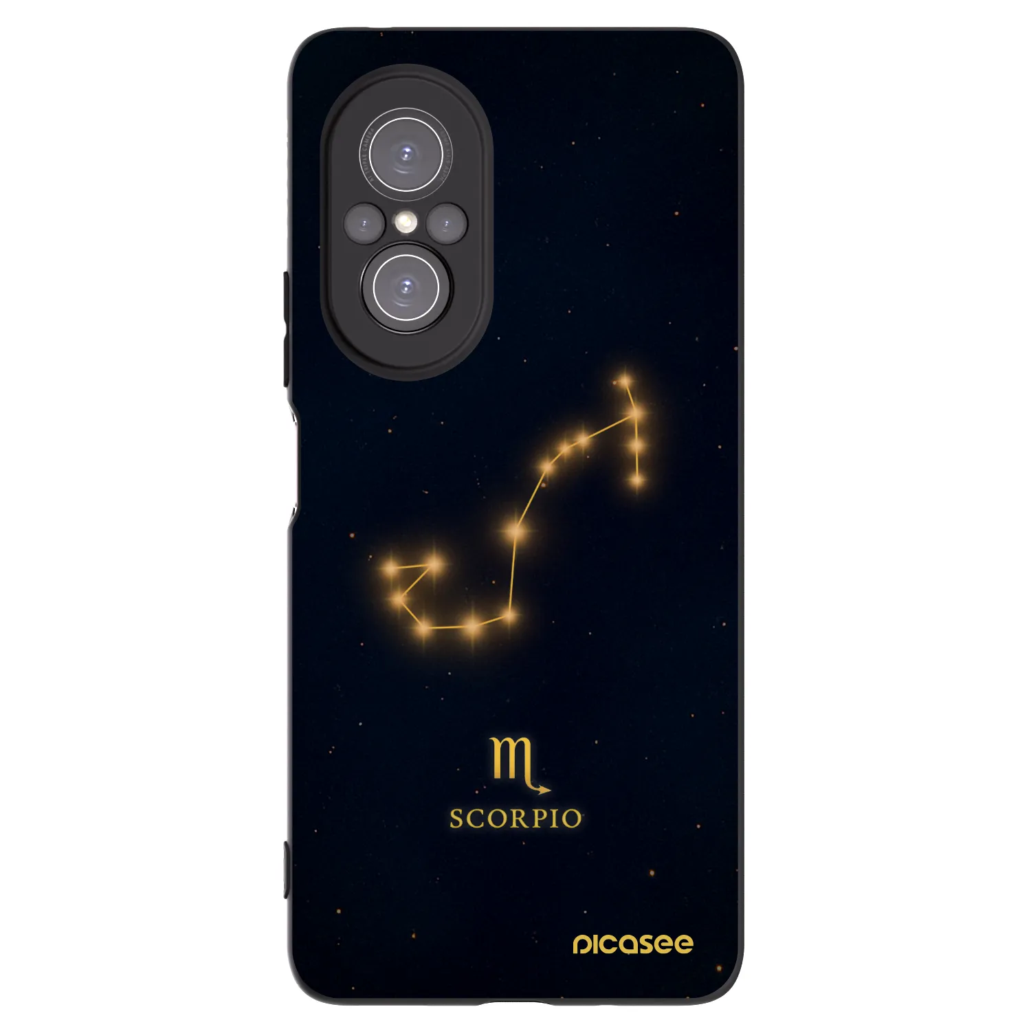 Picasee silikonowe czarne etui na Huawei Nova 9 SE - SCORPIO
