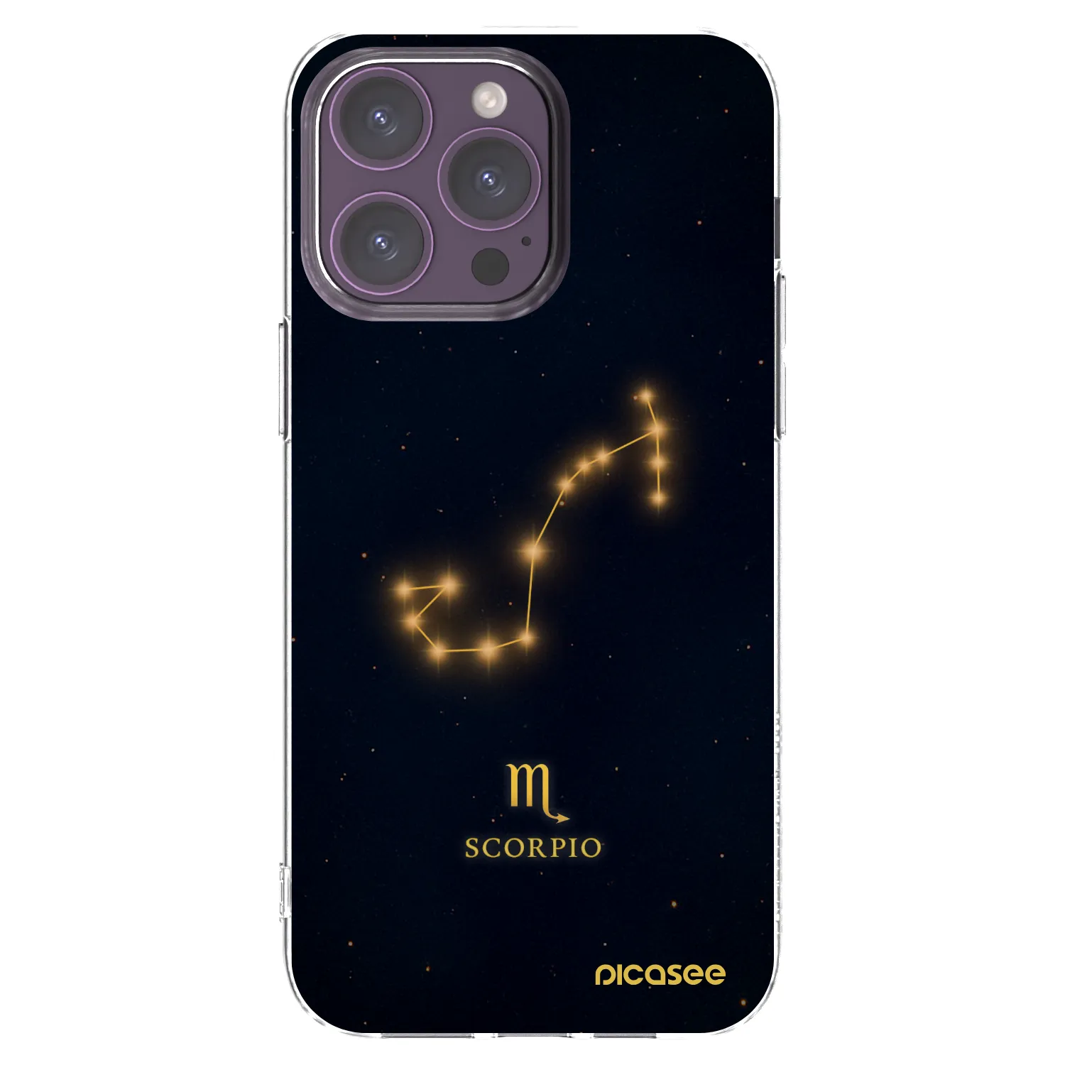 Picasee silikonowe przeźroczyste etui na Apple iPhone 14 Pro Max - SCORPIO